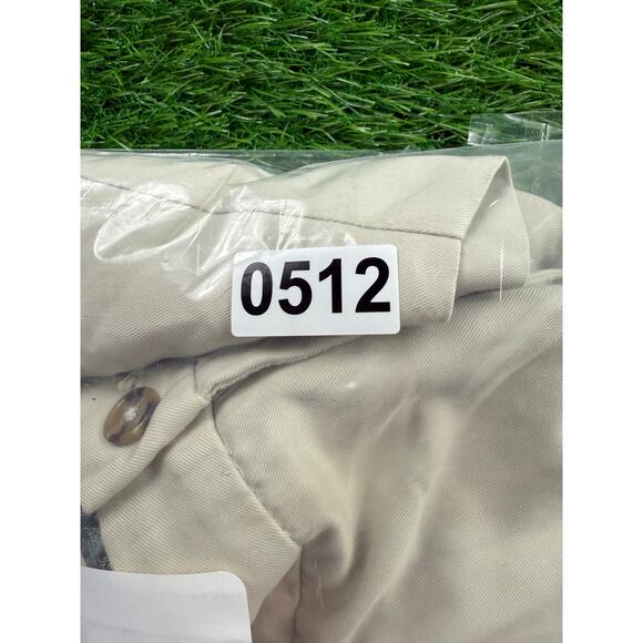 Izod Golf Men’s Pleated Shorts Khaki Tan Size 34 Classic Fit Performance sport - Picture 7 of 7